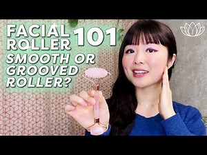 FACIAL ROLLER MASSAGE 101 - Smooth Or Grooved Roller: Which One Do I Use? | Purpose & Benefits