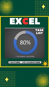 20K views · 955 reactions | Lets learn complete/ pending task list with magical graphs  | task list in excel Link in Bio for more details  Save and share this post for future reference  #graph #excellearning #excel #microsoftskills #learning #followformore YouTube - Gyanontube Facebook - Gyanontube Telegram - Gyanontube LinkedIn - Gyanontube Website - www.Gyanontube.com Keep learning 華 keep growing 華 | Gyan On Tube | Facebook