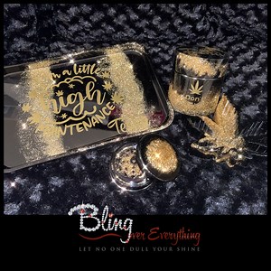 Custom Rolling Glitter Tray Set - Etsy