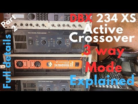 DBX 234XS Crossover 3-way 🔥Mode full details | Active crossover | dj_legend | full information