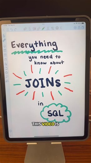 Mary | Data & Analytics Educator on Instagram: "Everything you need to know about JOINs in SQL! #dataanalyst #dataanalysis #dataanalytics #data #techjobs #analyst #breakintotech #wfh #workfromhome #sql #sqlcode #coding #programming"
