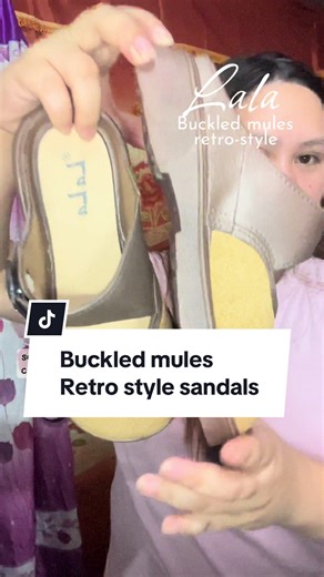 Elegant Buckled Mules Sandals for Women