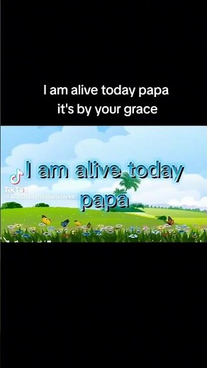 I am alive today papa it's by your grace ❤️ follow me please