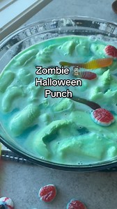Fun Halloween Punch idea! Recipe in the comments! 🧟‍♂️💀 | Play Party Plan
