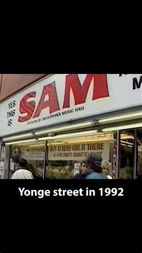 Yonge street in Toronto in 1992 | Old Canada Series