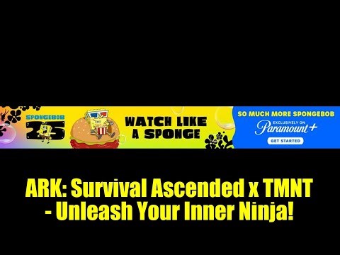 ARK: Survival Ascended x TMNT - Unleash Your Inner Ninja!