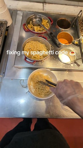 how non-devs imagine 🍝 code 😖 #indiedev #gamedev #gamedevelopment #programming #programminghumor
