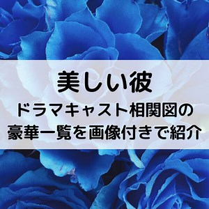 美しい彼ドラマキャスト相関図の豪華一覧を画像付きで紹介