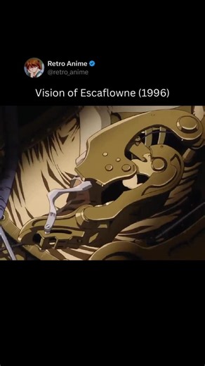 Retro Anime on Instagram: "Favorite genre? Anime: Vision of Escaflowne Genre: Fantasy, Adventure, Mecha , Romance, Isekai Creator: Shoji Kawamori (concept), Kazuki Akane (director) Studio: Sunrise Aired: April 2, 1996 – September 24, 1996 Vision of Escaflowne is a classic 90s anime that blends high fantasy, romance, and mecha action. The story follows Hitomi Kanzaki, a high school girl with tarot-reading abilities who is suddenly transported from modern Japan to the mystical world of Gaea. There