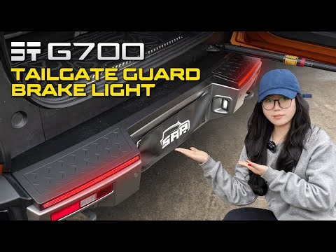 The Ultimate Protection for Jetour G700 | Tailgate Guard with Integrated Brake Light