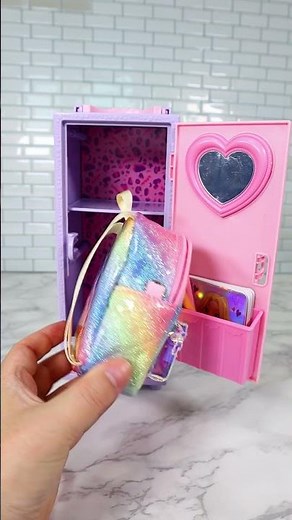 Satisfying with Unboxing & Review Miniature School Locker Set Toys Kitchen Video | ASMR Videos