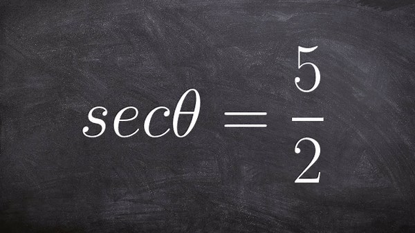 Evaluate six trig functions given an equation and creating a right triangle
