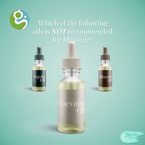 Quiz time at g.spa! 里 Which of the following oils is NOT recommended for Massage?  Did you get it correct? ✅ | g.spa Singapore | Facebook