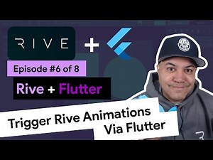 Animations w/ Rive + Flutter: Trigger Rive Animations Via Flutter - Ep.6