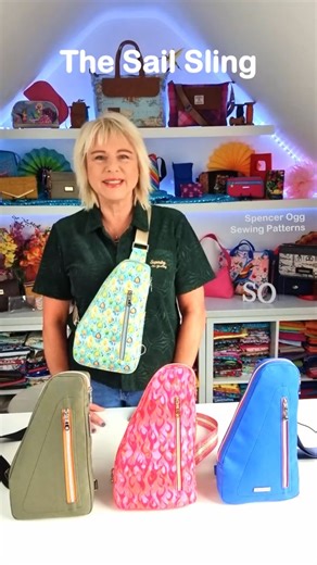 Spencer Ogg Sewing Patterns | 🧵 It's here! The Sail Sling has landed🧵 📝 Full Written Pattern & 🎥 Video Tutorial Included Link in bio #SlingBagPattern... | Instagram