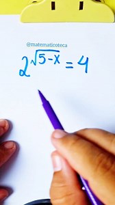 Equação Exponencial #matemática | Matemático TECA