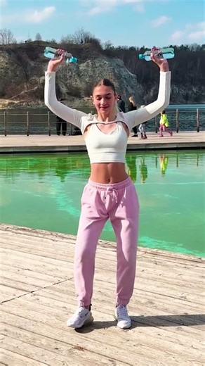 4-Minute STANDING TABATA Arm Workout 💪🔥 (With Water Bottles!)