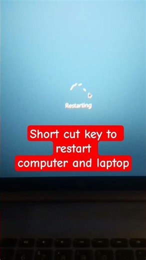 short cut key restart computer and laptop # viral#shortsfeed 40 m views 😮