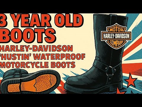 Harley-Davidson 'Hustin' Waterproof Motorcycle Boots • Are They As good As They Say?