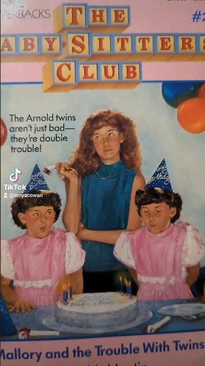 The Baby-Sitters Club #21: Mallory and the Trouble With Twins #books #thebabysittersclub #booktube