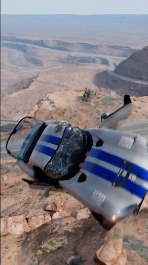 Dodge Viper V10 jump over road