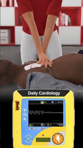 Use of AED (Automated External Defibrillator) with CPR (Simple Presentation) #cardiology #cpr