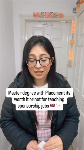 Poonam Uk on Instagram: "Completing a master's degree with placement: is it worth it or not? #uk #studyinuk #internationalstudents #studentslife #sponsorship"
