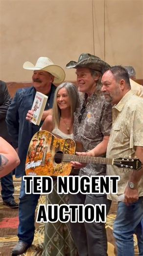 Auction Gets Crazy! 35k For Conservation ‪@tednugent‬ #tednugent