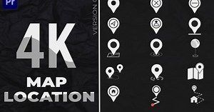 Animated Map Location Pin Icons Pack
