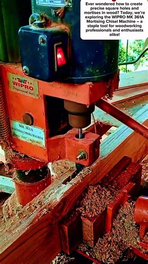 WIPRO MK 361A Mortising Chisel Machine - Complete Educational Guide | TimberCraft Studio