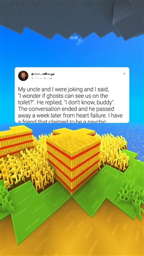 My uncle and I were Joking That... ! #short #minecraftreddit