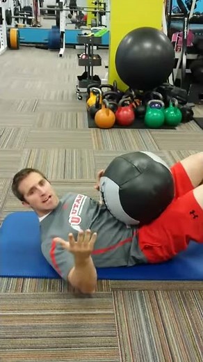 Med ball chest throw