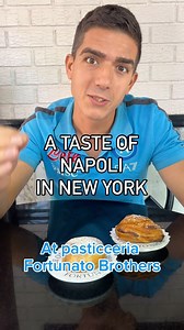 When you’re at a Neapolitan bakery trying traditional Neapolitan desserts, it was only appropriate to do this entire video in my Italian dialect! It might not be perfect, but I definitely felt like I was in Italy while at @fortunatobrosnyc #brooklynbitess #brooklyn #williamsburg #napoli #torredelgreco #sscnapoli #frolla #sfogliatelle #sfogliatelle #italian #napolifoodporn #napolitano #napolidavivere #napolifood #nycfood #nycfoodie | Brooklyn Bitess