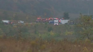Fire at Flight 93 National Memorial