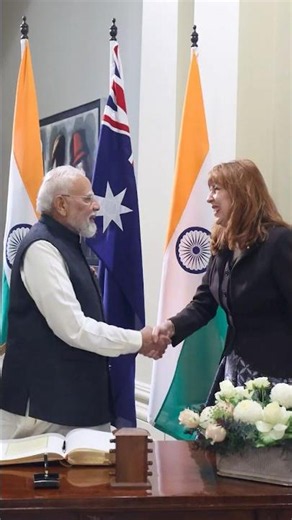 PM Modi holds a meeting with the Governor of Victoria Margaret Gardner AC | #shorts