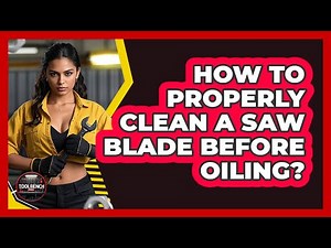 How to Properly Clean a Saw Blade Before Oiling?