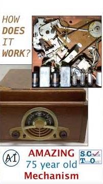 How can this 75 year old tube RECORD player STILL WORK! Vintage Zenith 6E02 Radio demo look inside