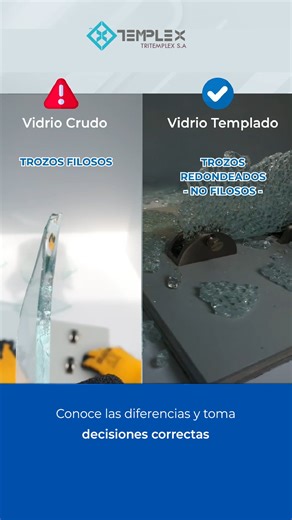 📘 Entender las diferencias entre cada tipo de vidrio te ayuda a elegir mejor. En TEMPLEX te brindamos asesoría técnica para decisiones seguras e informadas. | Templex