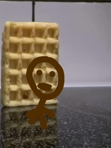 Waffle falling down meme #halfsword #flipaclip #funnyimages