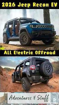2026 Jeep Recon EV - A Full Electric Off-Roader #jeep #jeeprecon #offroad