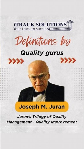 Joseph M. Juran's Quality Trilogy : what is Quality Improvement