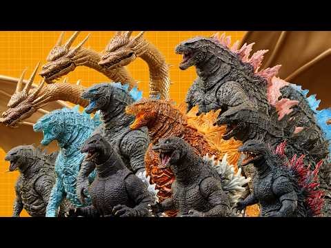 Godzilla (HIYA TOYS) Size Comparison