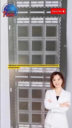 Semiconductor lead frame | TMN Etching factory #leadframes #metalparts #shortsvideo #metalfinishing