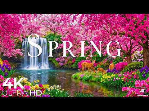 April 2026 – Spring Flowers 4K 🌸 A World of Flowers, Cherry Blossoms and Gentle Morning Glow
