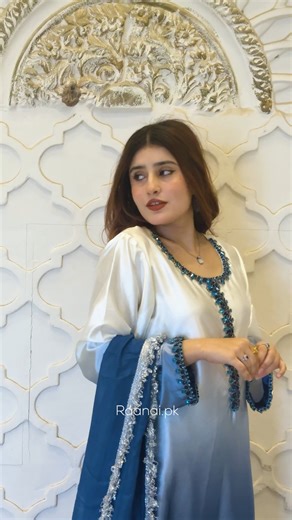 𝐒𝐡𝐚𝐚𝐦-𝐞-𝐍𝐞𝐞𝐥 — shaam ki narmi aur neelay aasman ki khoobsurti ka ehsaas ✨ Code: RN-3PCS-KS-SP-0036 Crafted from imported Aurora Korean Silk, this elegant 3-piece outfit offers a soft, graceful look with a light sky blue and pastel pink combination. Embroidered neckline, delicate handwo on cuffs Young women aur teens ke liye ek refined aur modest choice ✨ #ShaamENeel #RaanaiPK #EidCollection #KoreanSilk #PastelElegance #FestiveWear #ElegantStyle #ModestFashion | Raanai.pk