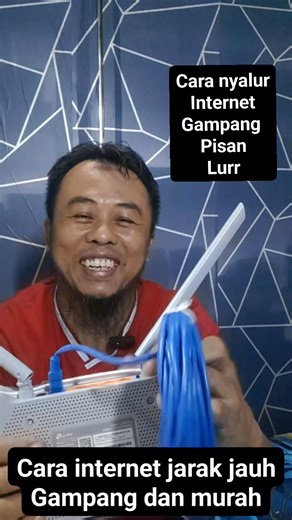 Assalamu'alaikum lurr Kie sing wingi takon cara nyalurna internet go mertuane ,apa gone adine, apa kakange apa sapa lah terserah 😃😃 Gampang pisan lurr #internet #networking #tips #tutorial | Anggit