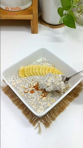 Healthy & protein rich instant oats breakfast idea #shorts