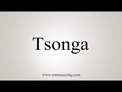 How To Say Tsonga
