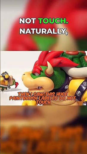 Bowser Asks HOW Did Bowser Jr Get E GADD’s Paintbrush?! #mario #bowser #bowserjr