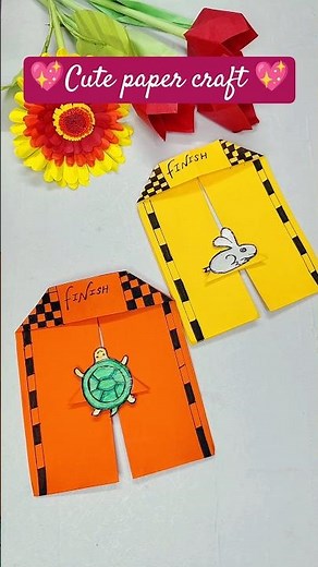 DIY tortule and rabbit race making